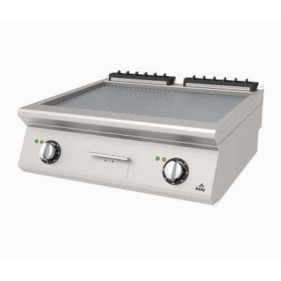 Atalay 60 cm Yarı Oluklu Elektrikli Pleyt Izgara 60x73x30, AEI - 673 / ND