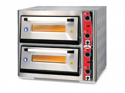 Atalay 62x62 Çift Katlı Elektrikli Pizza Fırını 89x72x43 cm, APF - 62/2