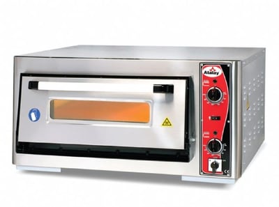Atalay 62x62 Tek Katlı Elektrikli Pizza Fırını 89x72x43 cm, APF - 62/1