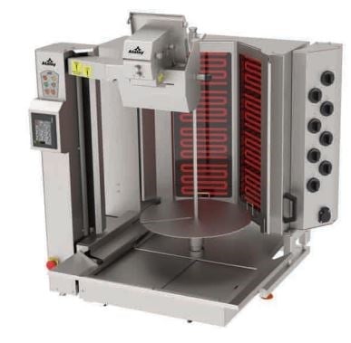 Atalay 8 Radyanlı Elektrikli Geniş Kesim Compact Döner Robotu, ADR-C1-8E-GK
