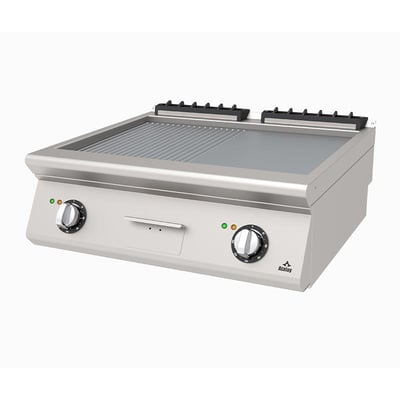 Atalay 80 cm Yarı Oluklu Elektrikli Pleyt Izgara 80x73x30, AEI - 873 / ND