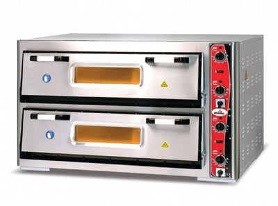 Atalay 92x92 Çift Katlı Elektrikli Pizza Fırını 119x103x76 cm, APF - 92/2