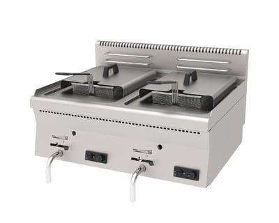 Atalay 9+9 Litre Gazlı Fritöz, 800 x 600 x 300, E AGF - 860