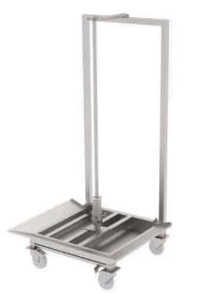 Atalay Döner Taşıma Şoklama Ve Depolama Arabası, 620 mm, ADTA 14ST
