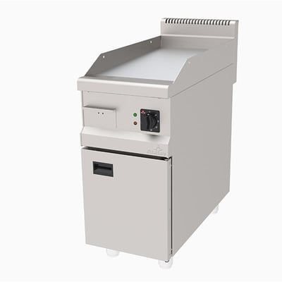 Atalay Düz 40 cm Elektrikli Krom Pleyt Izgara (Dolaplı) , 40 x 90 x 85, AEI - 490 / CR
