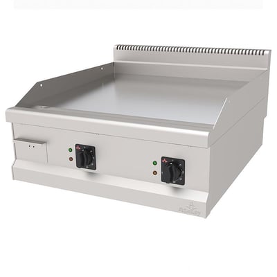 Atalay Düz 80 cm Elektrikli Krom Pleyt Izgara, 80 x 90 x 30, AEI - 890 / S CR