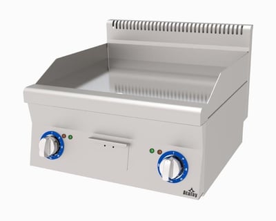 Atalay Elektrikli Düz 60 cm Krom Playt Izgara, 600 x 600 x 300, E AEI - 660 CR