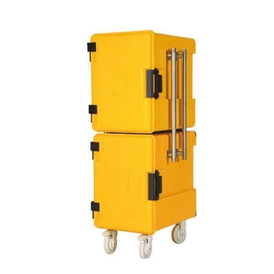 Avatherm 600 M Double Thermobox Yemek Taşıma Kutusu, Tekerlekli, 86x2 Lt, 52,5x63,5x140 cm