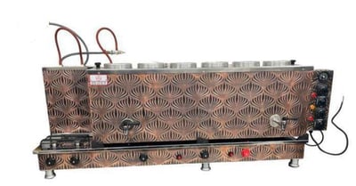 Çaycım 6 Demlikli Bakır Çay Kazanı Elektrik + Gazlı Ce Belgeli
