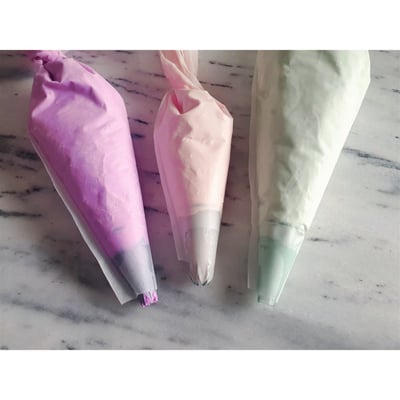 Cesil Tek Kullanımlık Mat Kalın Naylon Sıkma Torbası (50*27 cm) 10 Adet