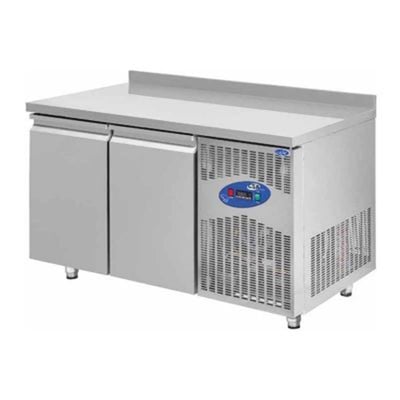 Csa 2 Kapılı Tezgah Tip Derin Dondurucu, 120*70*85 cm, 430 Krom