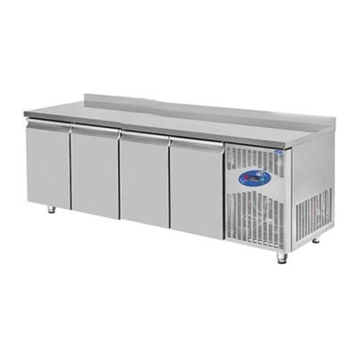 Csa 4 Kapılı Tezgah Tip Dondurucu, 240*60*85 cm, 304 Krom
