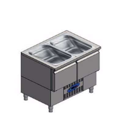 CSA CS-CİK2 700 SH-AK Alttan Motorlu Derin Dondurucu, 474 L, 2 Kapılı