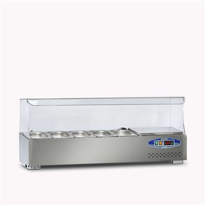 Dampak 5 Küvetli, Soğutmalı Set Üstü Saladbar 29 Lt