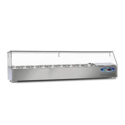 Dampak 9 Küvetli, Soğutmalı Set Üstü Saladbar 52 Lt