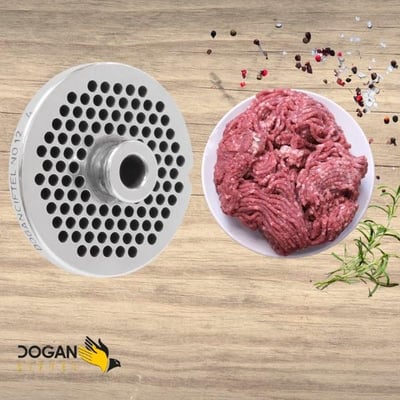 Doğan Çiftel 12 No Et Kıyma Makinesi Paslanmaz  Ayna 4 mm