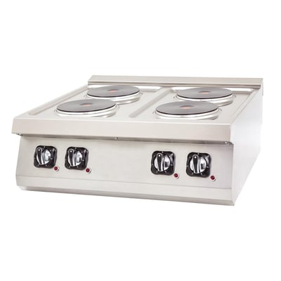 DRN 4'lü Elektrikli Ocak, Set Üstü, 60×63×30 cm