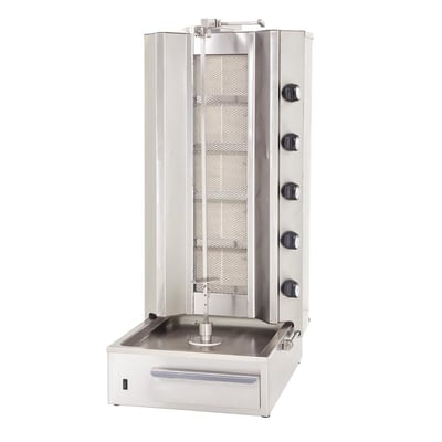 DRN Alttan Motorlu Döner Ocağı, Doğalgazlı/LPG'li, 4 Radyanlı, 55×70×110 cm, DRNDAG-4