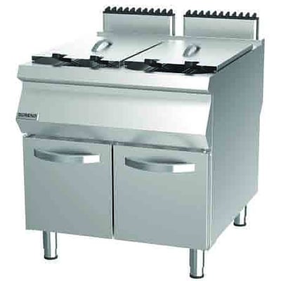 DRN Fritöz, Min. 2 x 28 Lt. / Max. 2 x 30 Lt, 80×90×85 cm, Doğalgazlı/LPG'li, DRNGF-8090