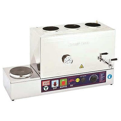 DRN Pleytli Çay Kazanı, 42 Lt, 55×25×43 cm, Kaynaklı, Elektrikli, DRNCTKEP-55