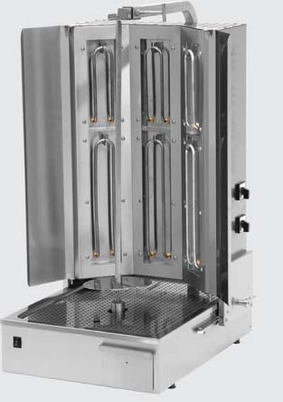 Empero Elektrikli Döner Ocağı Alttan Motorlu 6 Isıtıcılı 568x707x1147 mm EMP.DN.170-3R