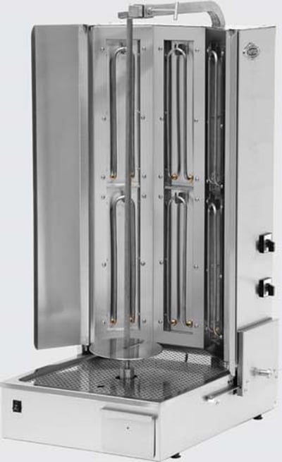 Empero Elektrikli Döner Ocağı Alttan Motorlu 6 Isıtıcılı 703x707x1283 mm EMP.DN.171-3R