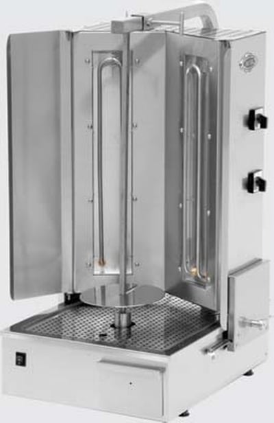Empero Elektrikli Döner Ocağı Alttan Motorlu 2 Isıtıcılı 506x599x1147 mm EMP.DN.172-2R