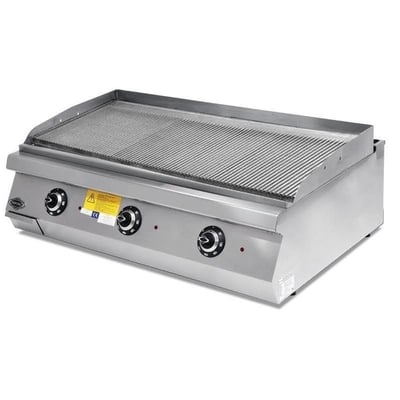 Empero Elektrikli Izgara Komple Oluklu Krom Pleyt 1200x730x300 mm EMP.PLS.7IE031-K