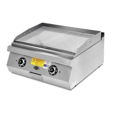 Empero Elektrikli Izgara Komple Oluklu Krom Pleyt 800x730x300 mm EMP.PLS.7IE021-K