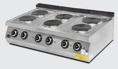 Empero Elektrikli Ocak 6 Yuvarlak Pleytli EMP.PLS.7KE030-Y