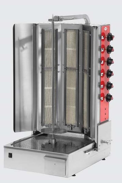 Empero Gazlı Döner Ocağı Alttan Motorlu 6 Isıtıcılı 570x723x1029 mm EMP.DN.150-3R