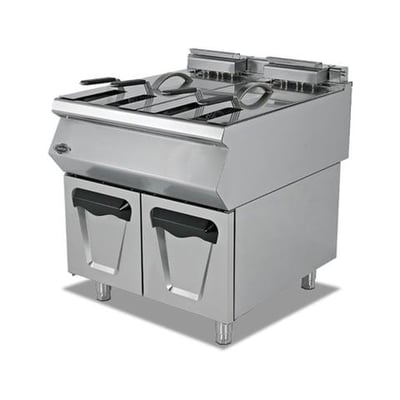 Empero Gazlı Fritöz 16+16 Litre Alt Dolaplı 80x73x85 cm