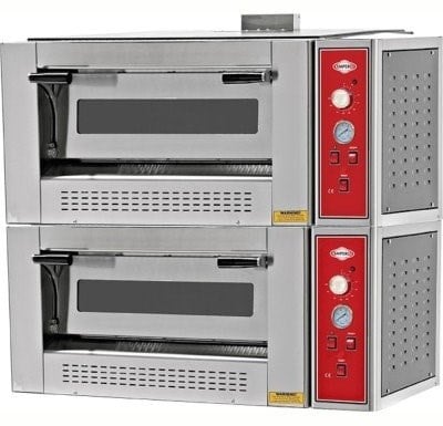 Empero Gazlı Pizza Fırını İki Katlı 1188x987x1019 mm EMP.8+8G