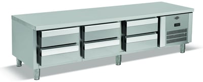 Empero Set Altı Buzdolabı 6 Çekmeceli 2000x700x600 mm EMP.200.70.01-S
