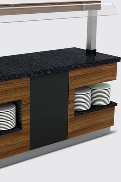 Empero Sümela Nötr Servis Ünitesi Nefeslikli 2400x900x900/1550 mm SML.NTR-N.08