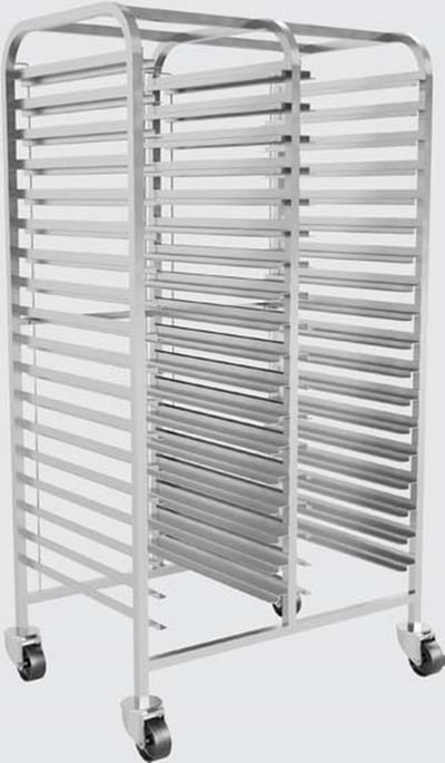 Empero Tepsi Taşıma Arabası İkili 36 tepsi/tray EMP.TT.2.4060GN-2-36