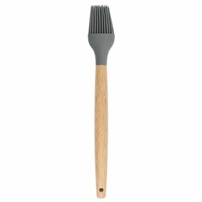 Epinox ASF-17 Ahşap Saplı Silikon Fırça 27 cm