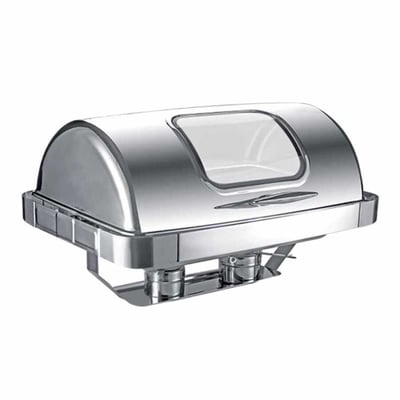 Epinox CDG-9C Chafing Dish Roll Top Gömme Camlı 9 L