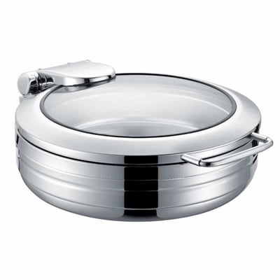 Epinox CYL-6Y Chafing Dish Lüks 2/3 Yuvarlak 6L