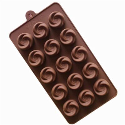 Epinox GL-21 Silikon Çikolata Kalıbı Gül 21*10,5*1,9 cm