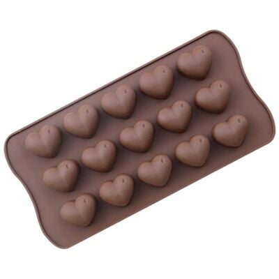 Epinox KLP-21 Silikon Çikolata Kalıbı Kalp 21,2*10,6*2 cm