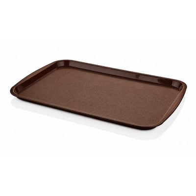 Epinox TPK-3627 Tepsi Plastik Dikdörtgen 36x27cm Kahve