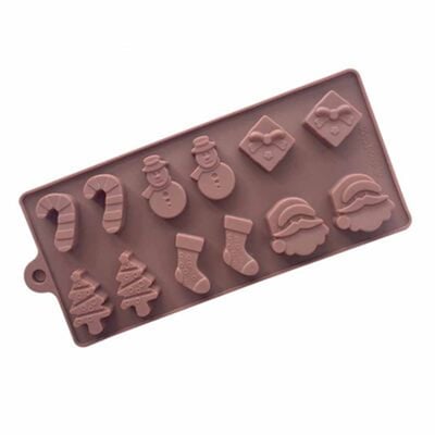 Epinox YLB-22 Silikon Çikolata Kalıbı Yılbaşı 22,5*10*1,5 cm