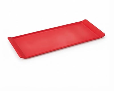 Evren Melamin Pasta Sunum Tabağı Renkli, 37*16 cm