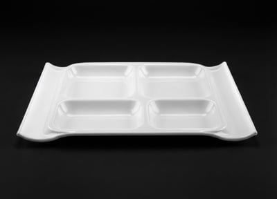 Evren Melamin Yeni Tabldot Tabağı, 41*28,5 cm