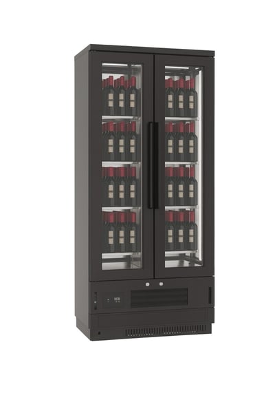 Frenox 100x62x206 cm. 128 Şişe Kapasiteli Arkası Camlı Şarap Buzdolabı WN10-SY-SB-R290