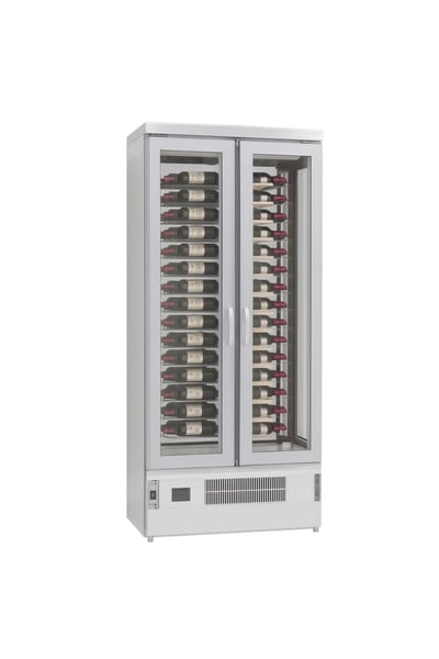 Frenox 100x66x206 cm. 104 Şişe Kapasiteli Cam Kapılı Şarap Buzdolabı WN10-2-BH-R290
