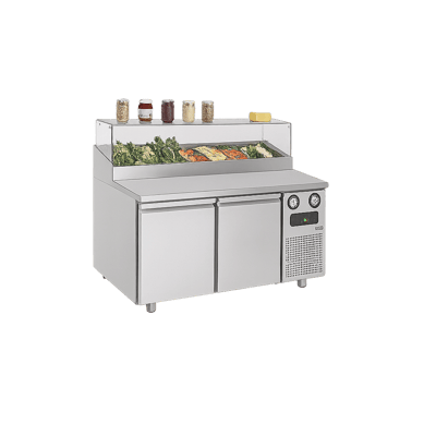 Frenox 164x83x128 cm. 460 lt. Pizza Hazırlık Buzdolabı BMN-164-R290