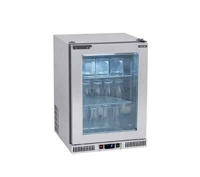 Frenox  60x60x84,5 cm. 110 lt. Cam Kapılı Tezgah Altı Slim Derin Dondurucu BSL1-G-R290