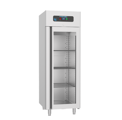 Frenox  70x81x205 cm. 700 lt. Cam Kapılı Dik Tip Derin Dondurucu VL7-P-G
